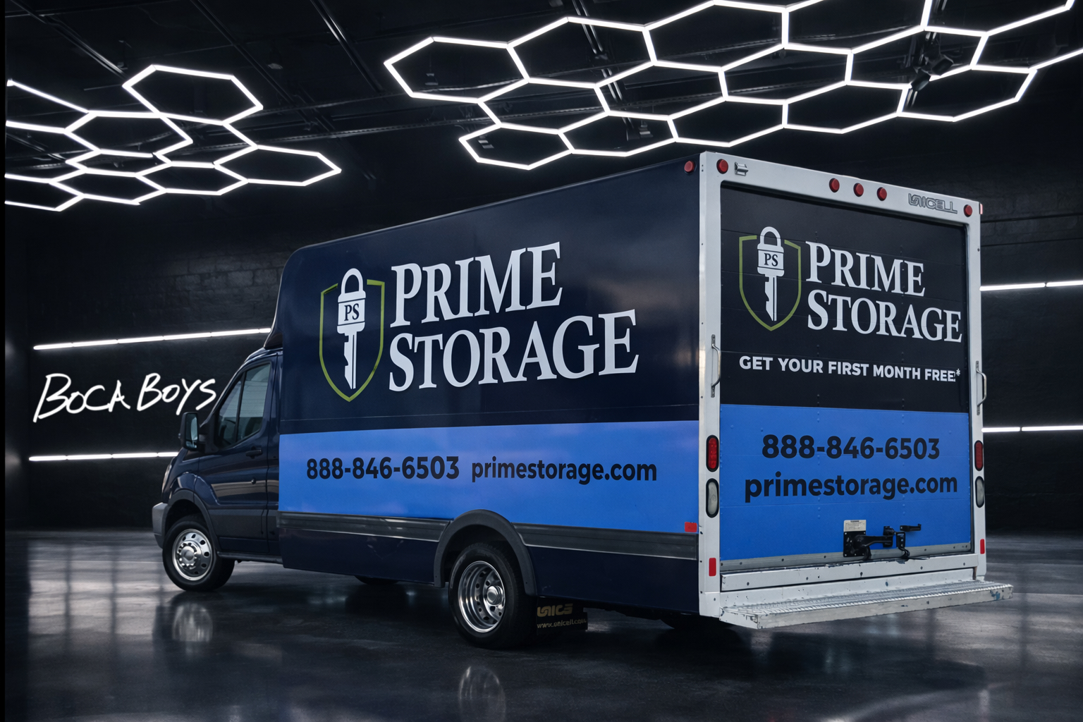 Custom Wrap Design for Prime Storage