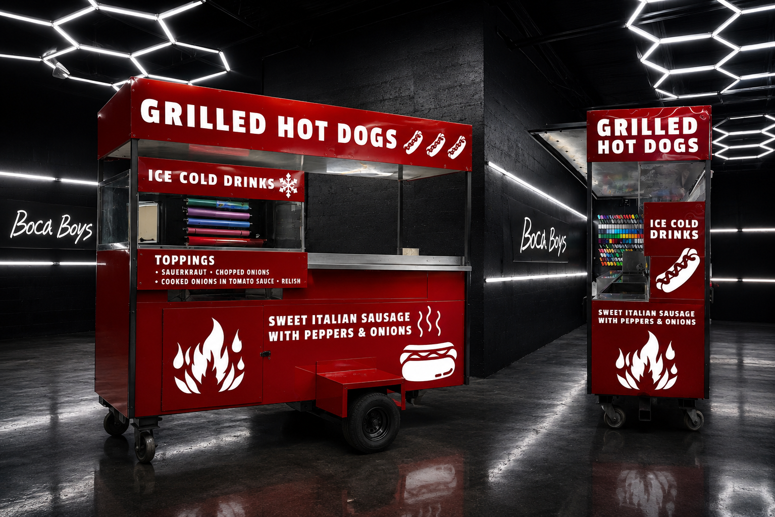 Food Truck Full Vehicle Wraps | Boca Boys
