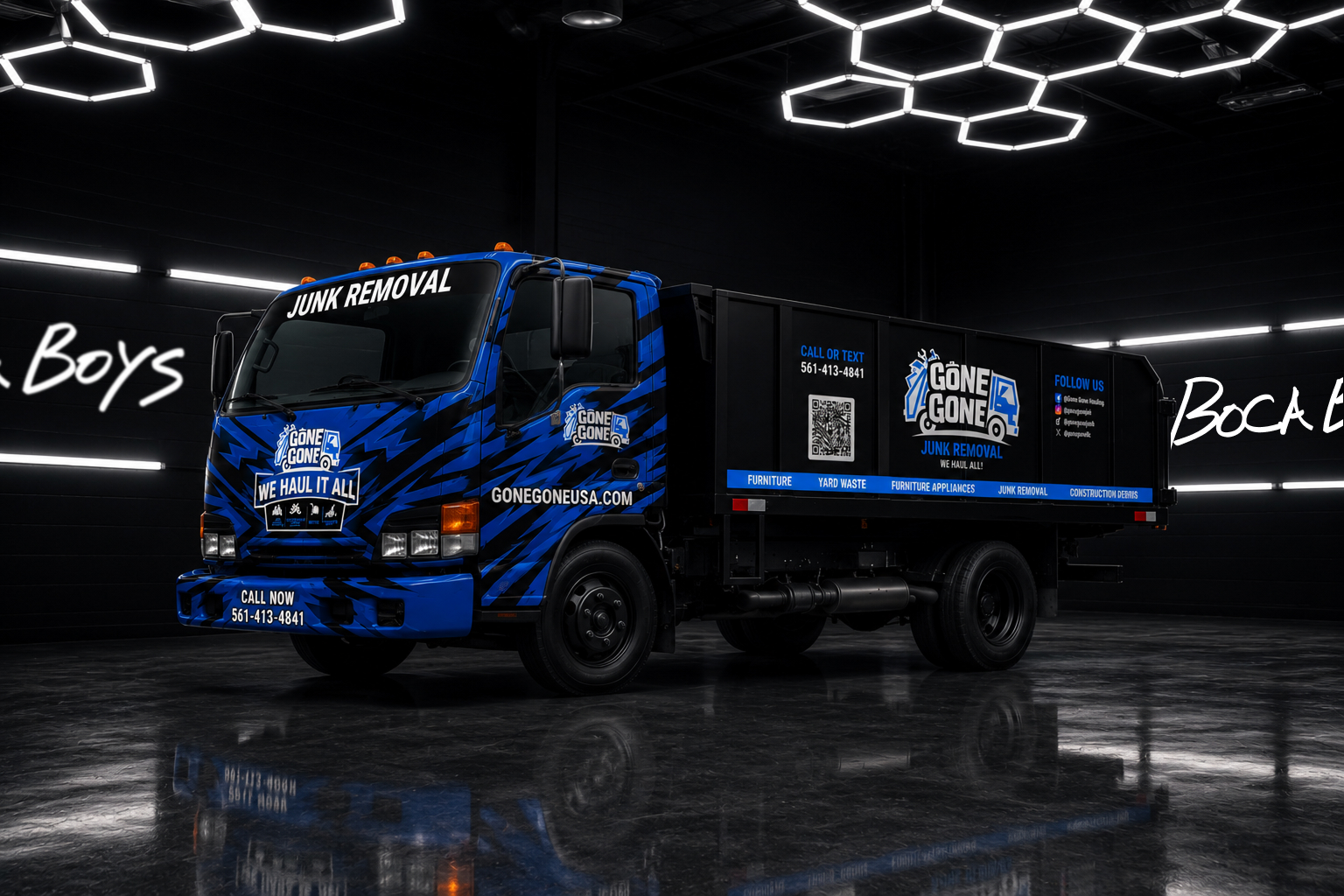 Truck Partial Vehicle Wraps | Boca Boys