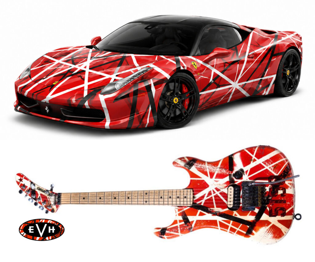 Unique Designs _ evh_ print car ferrari